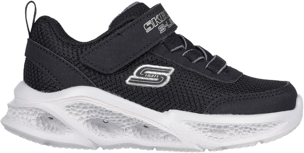 imageSKECHERS Boys MeteorLightskrendoBlackGrey