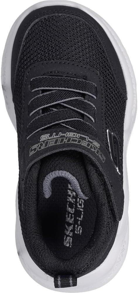 imageSKECHERS Boys MeteorLightskrendoBlackGrey