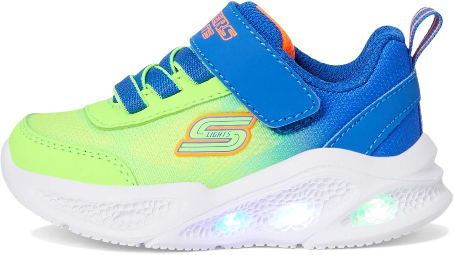 imageSKECHERS Boys MeteorLightskrendoBlueLime