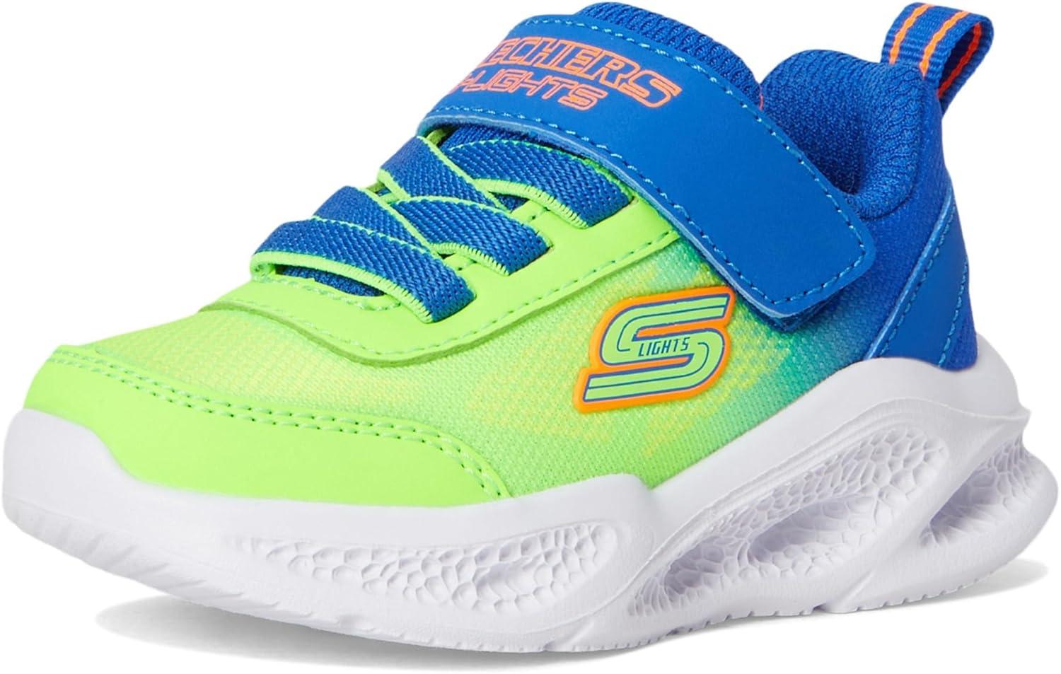 imageSKECHERS Boys MeteorLightskrendoBlueLime