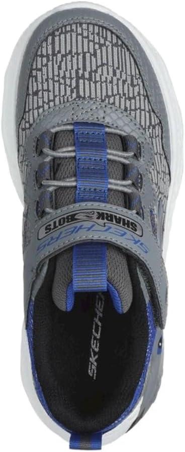 imageSKECHERS Boys MeteorLightskrendoCharcoalBlue