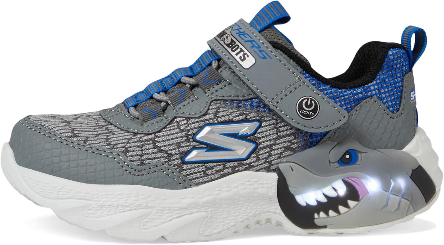 imageSKECHERS Boys MeteorLightskrendoCharcoalBlue