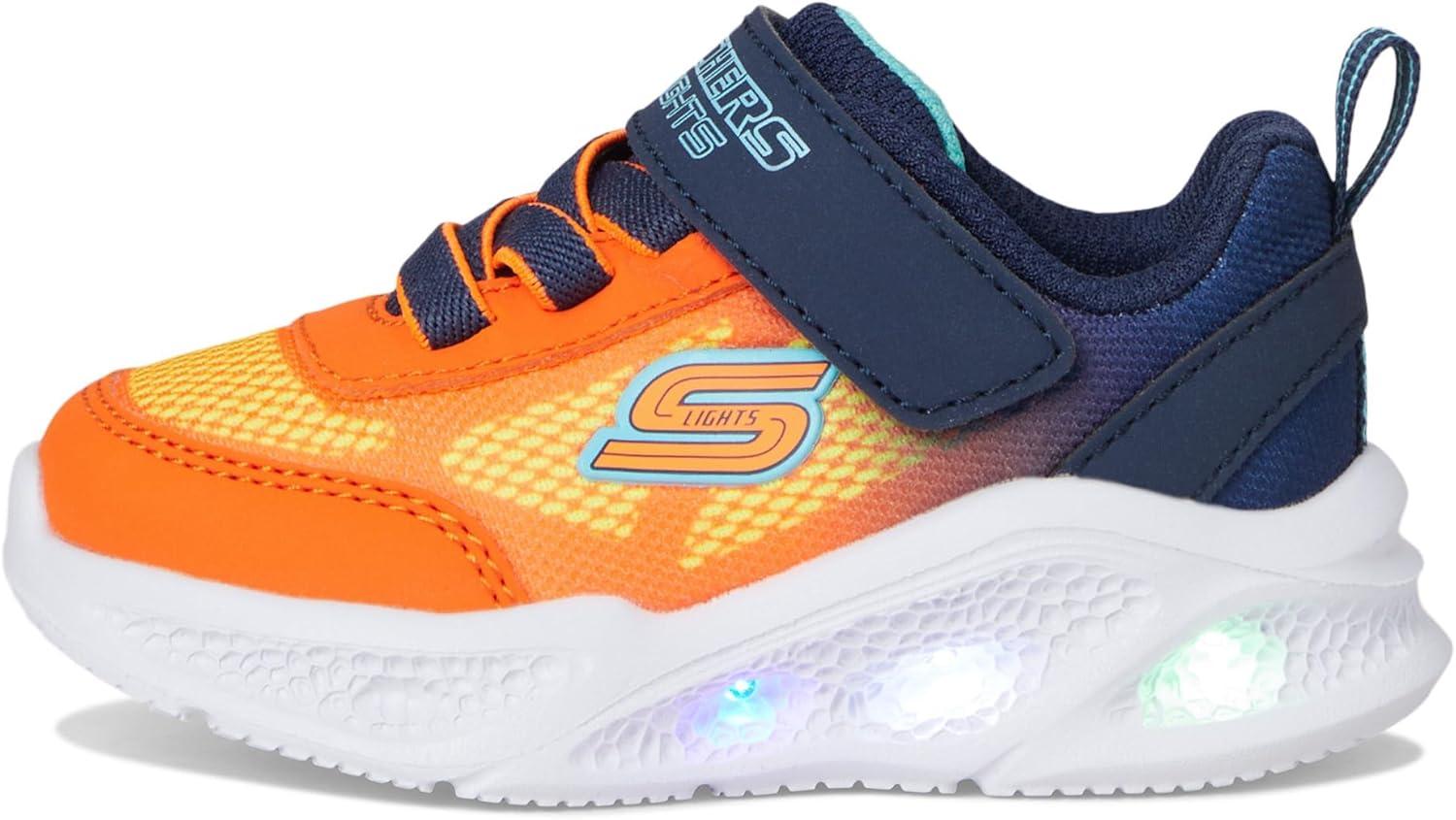 imageSKECHERS Boys MeteorLightskrendoNavyOrange