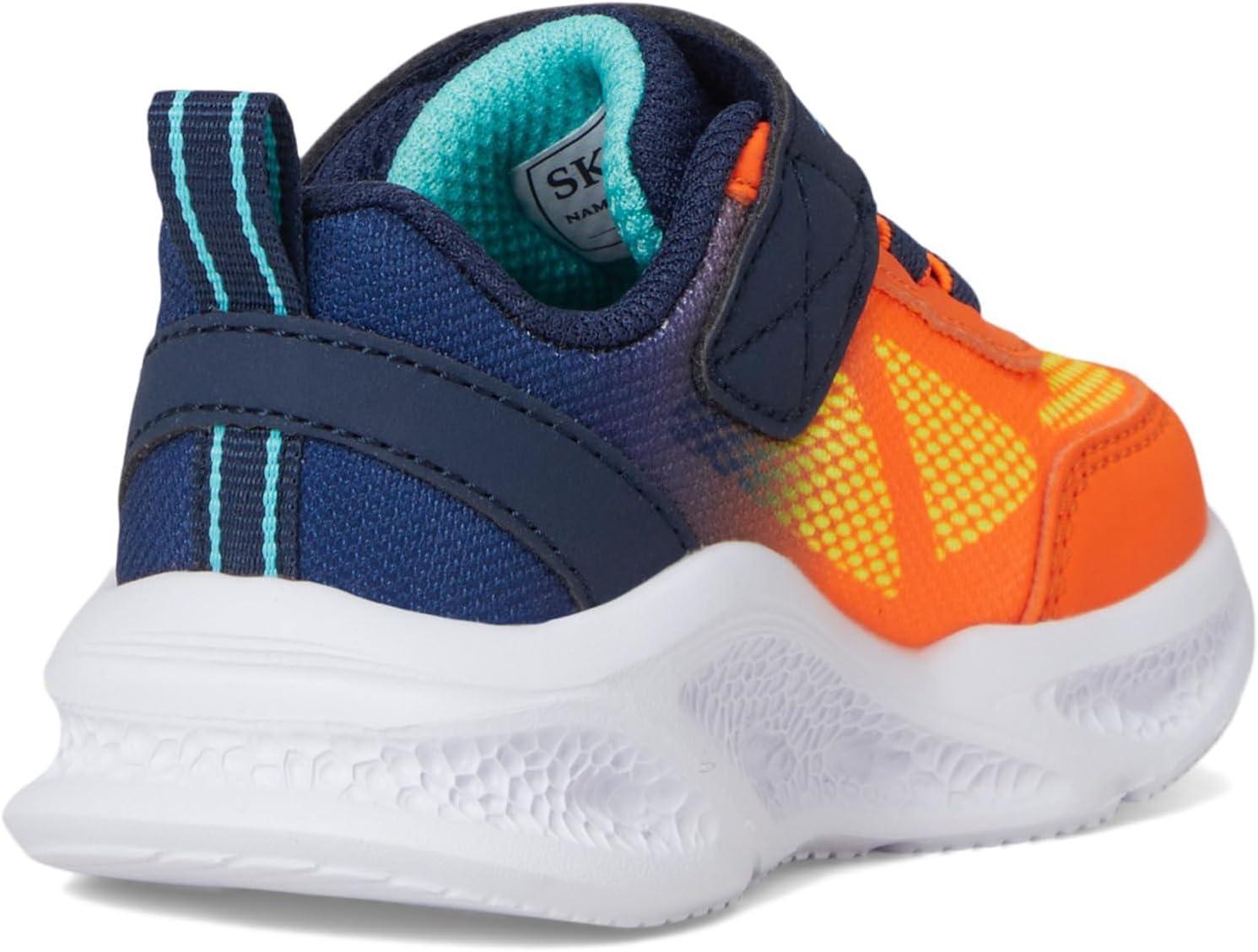 imageSKECHERS Boys MeteorLightskrendoNavyOrange