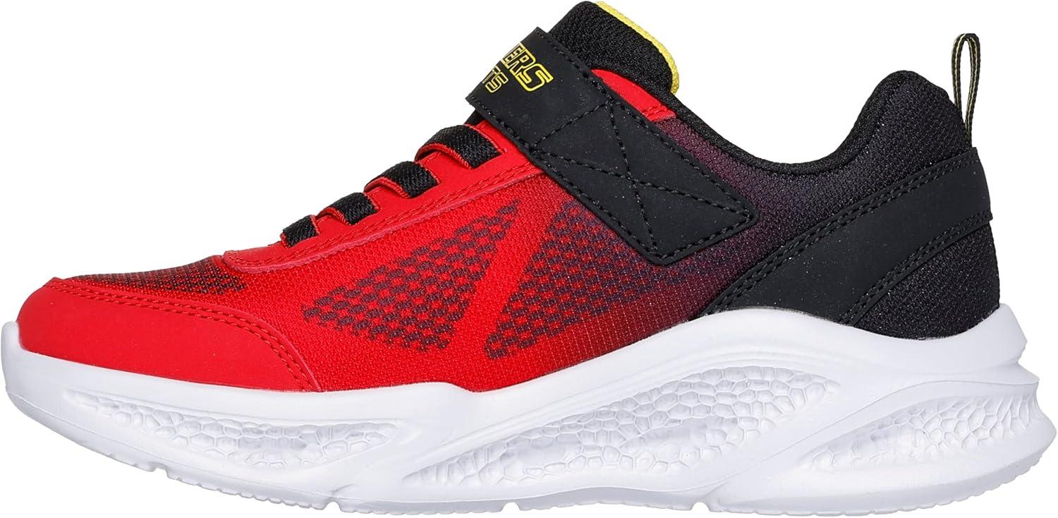 imageSKECHERS Boys MeteorLightskrendoRedBlack