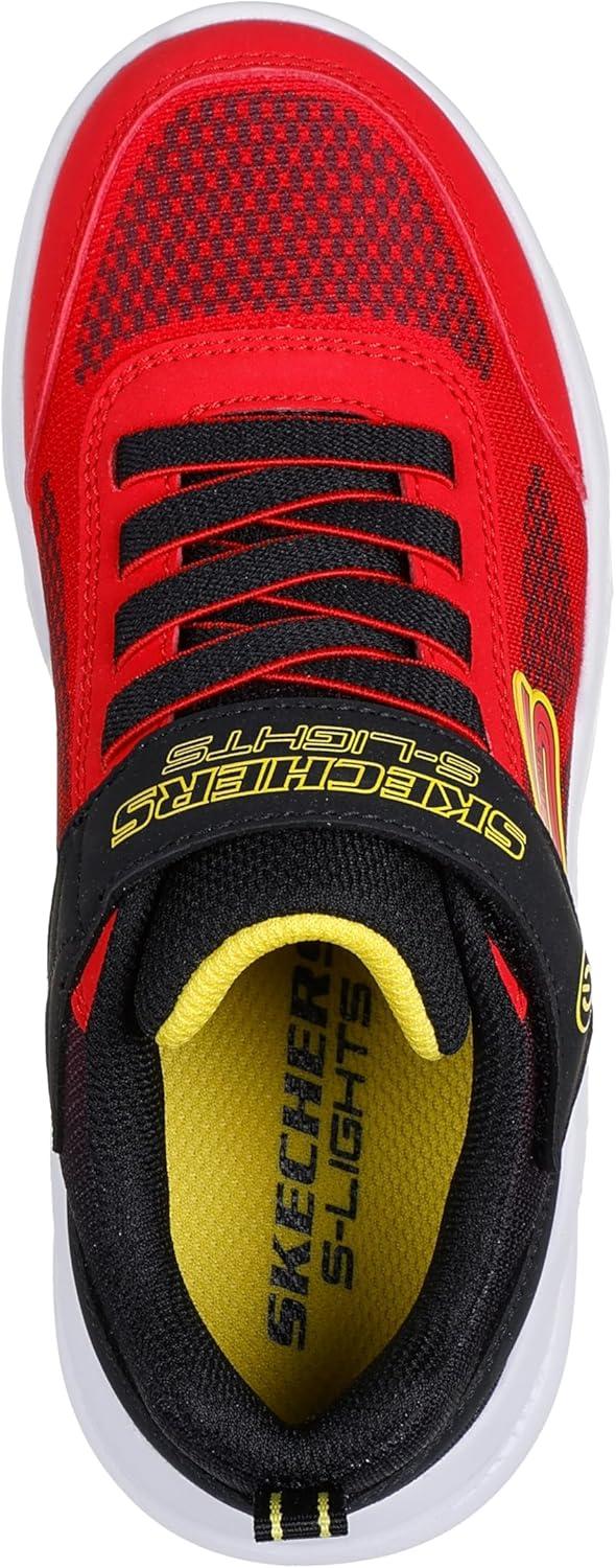 imageSKECHERS Boys MeteorLightskrendoRedBlack