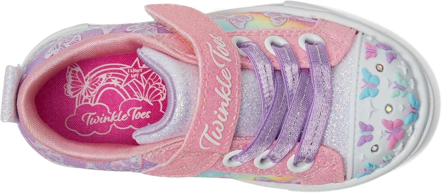 imageSKECHERS Girls Twinkle SparksOmbre FlutterLink PinkMulti