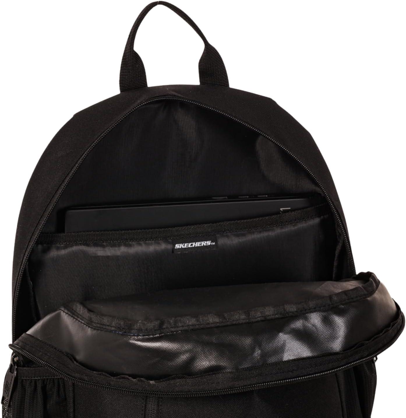 imageSkechers 365 Athletic Travel Backpack for Women ampamp Men College Backpack Multipurpose Back Pack Black ampamp WhiteBlack White