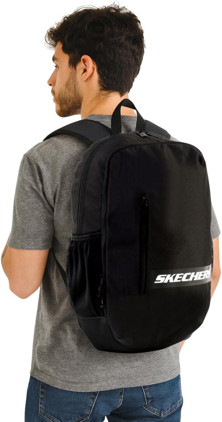 imageSkechers 365 Athletic Travel Backpack for Women ampamp Men College Backpack Multipurpose Back Pack Black ampamp WhiteBlack White