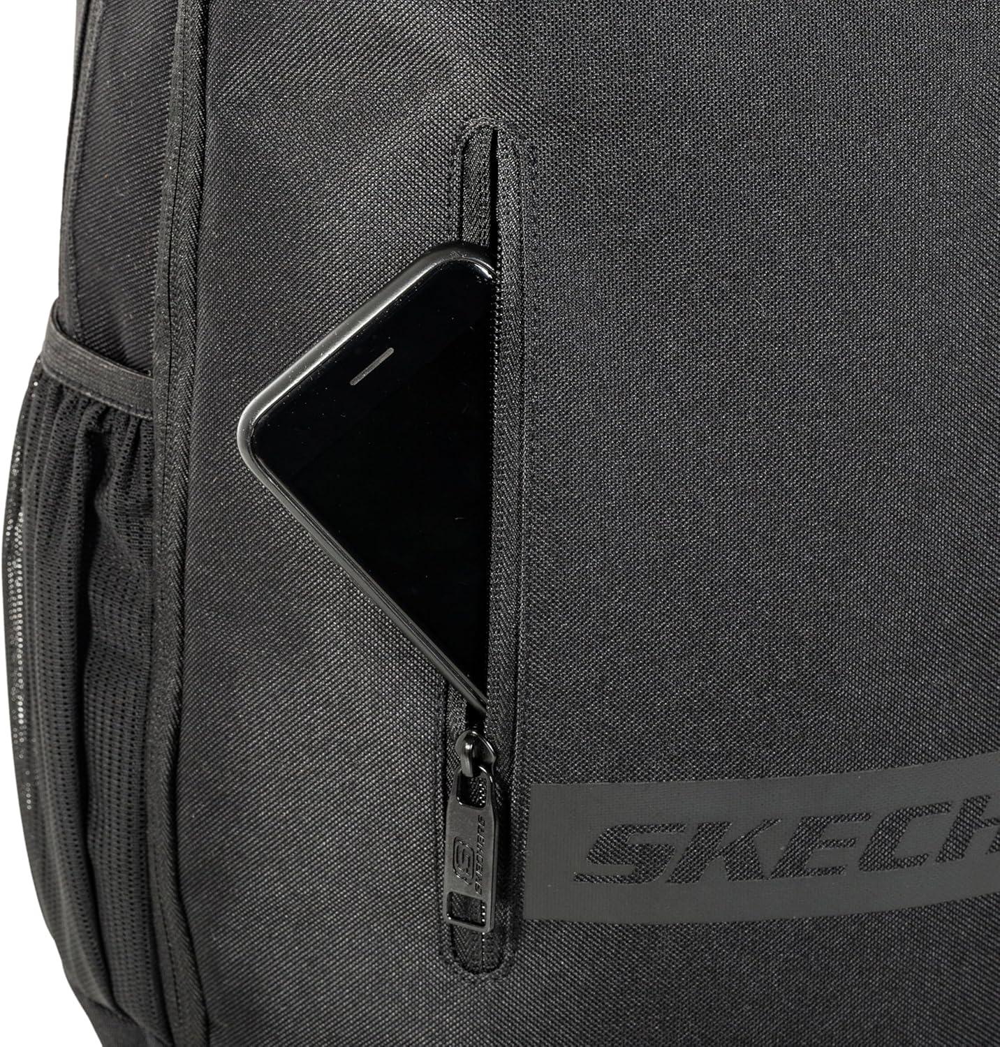 imageSkechers 365 Athletic Travel Backpack for Women ampamp Men College Backpack Multipurpose Back Pack Black ampamp WhiteBlack