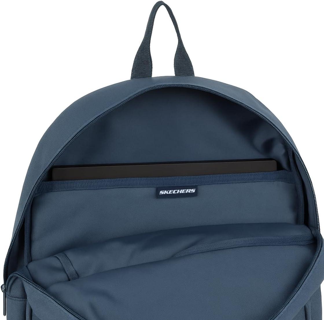 imageSkechers 365 Athletic Travel Backpack for Women ampamp Men College Backpack Multipurpose Back Pack Black ampamp WhiteCoronet Blue