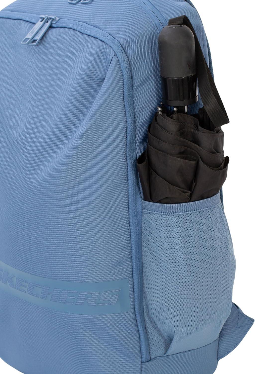 imageSkechers 365 Athletic Travel Backpack for Women ampamp Men College Backpack Multipurpose Back Pack Black ampamp WhiteCoronet Blue