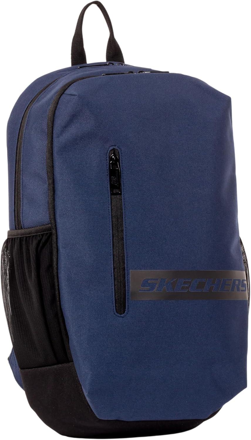 imageSkechers 365 Athletic Travel Backpack for Women ampamp Men College Backpack Multipurpose Back Pack Black ampamp WhiteNavy
