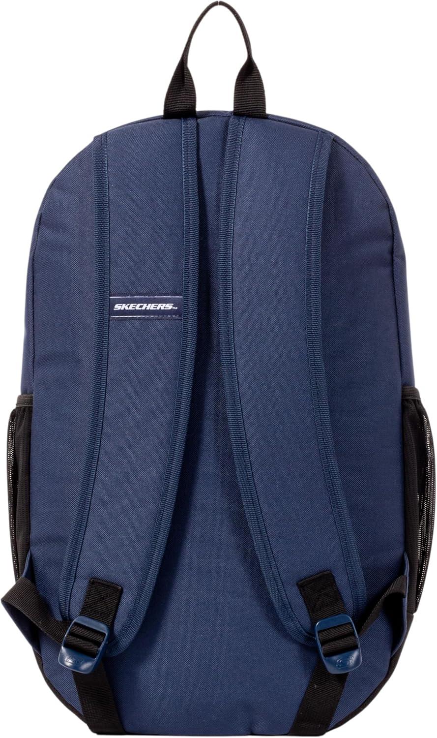 imageSkechers 365 Athletic Travel Backpack for Women ampamp Men College Backpack Multipurpose Back Pack Black ampamp WhiteNavy