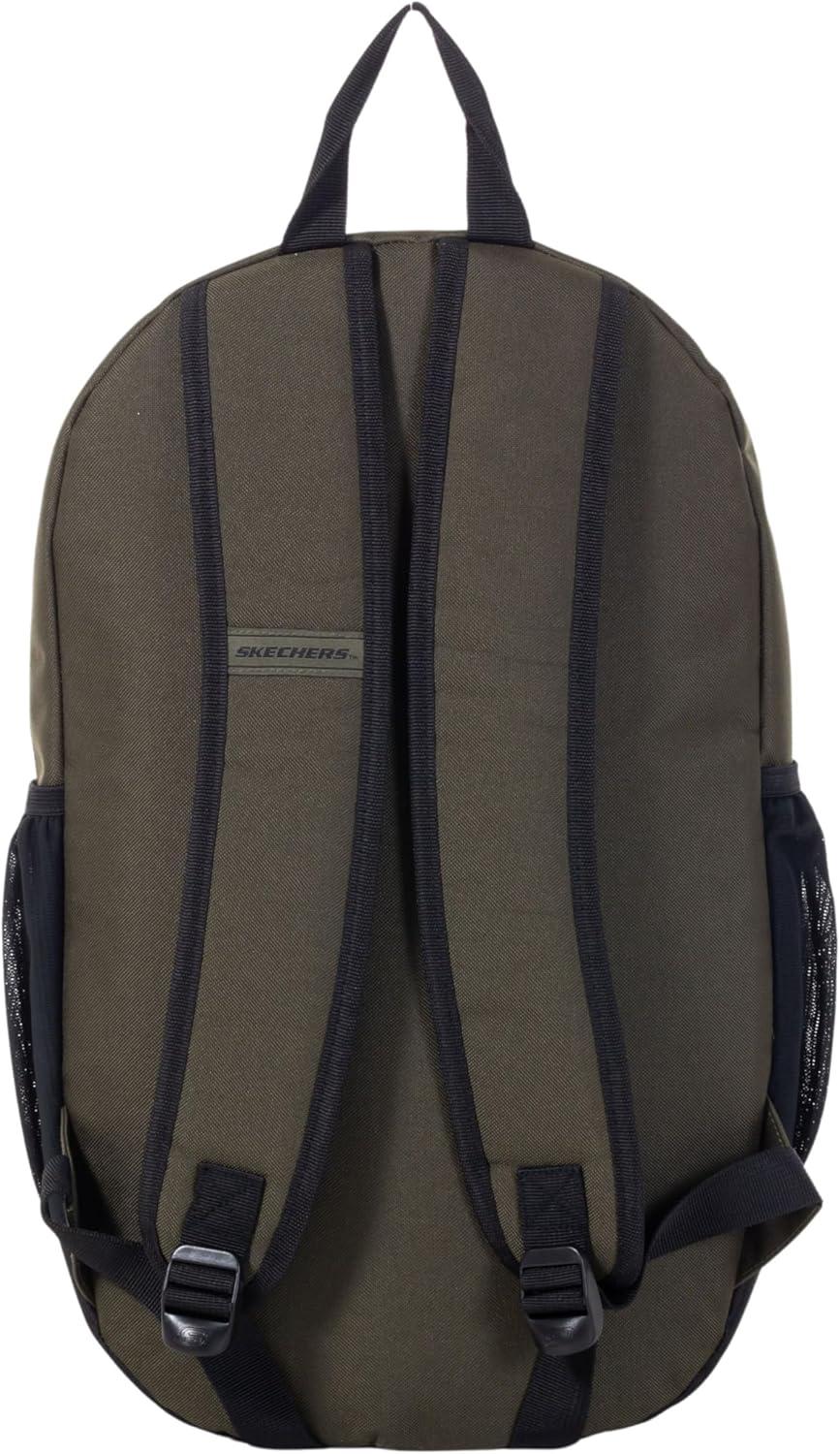 imageSkechers 365 Athletic Travel Backpack for Women ampamp Men College Backpack Multipurpose Back Pack Black ampamp WhiteOlive