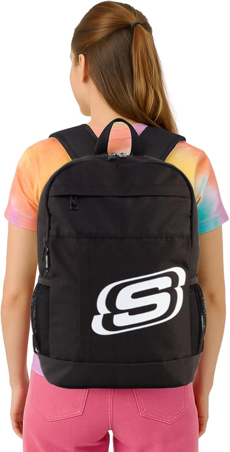 imageSkechers 365 Central Travel Backpack for Women ampamp Men College Backpack Laptop Bag Multipurpose Back Pack ampamp Book Bag GreyBlack White