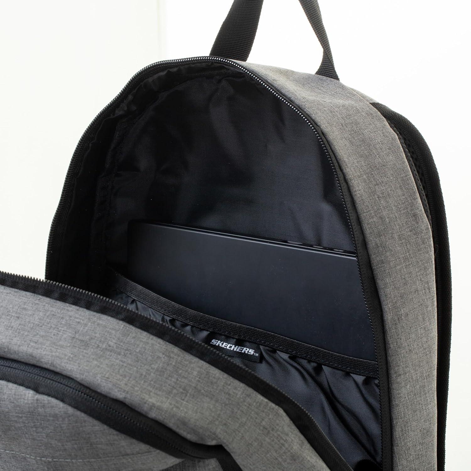 imageSkechers 365 Central Travel Backpack for Women ampamp Men College Backpack Laptop Bag Multipurpose Back Pack ampamp Book Bag GreyGrey