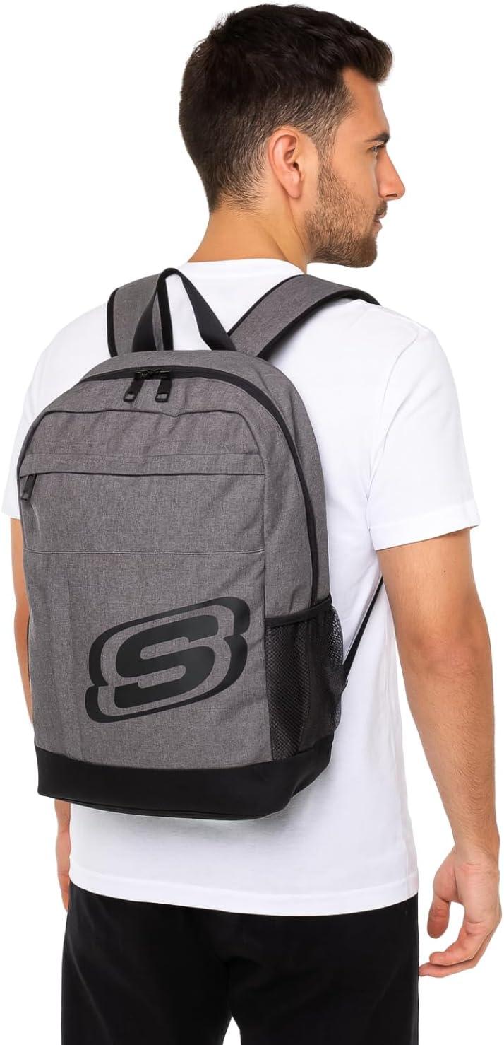 imageSkechers 365 Central Travel Backpack for Women ampamp Men College Backpack Laptop Bag Multipurpose Back Pack ampamp Book Bag GreyGrey