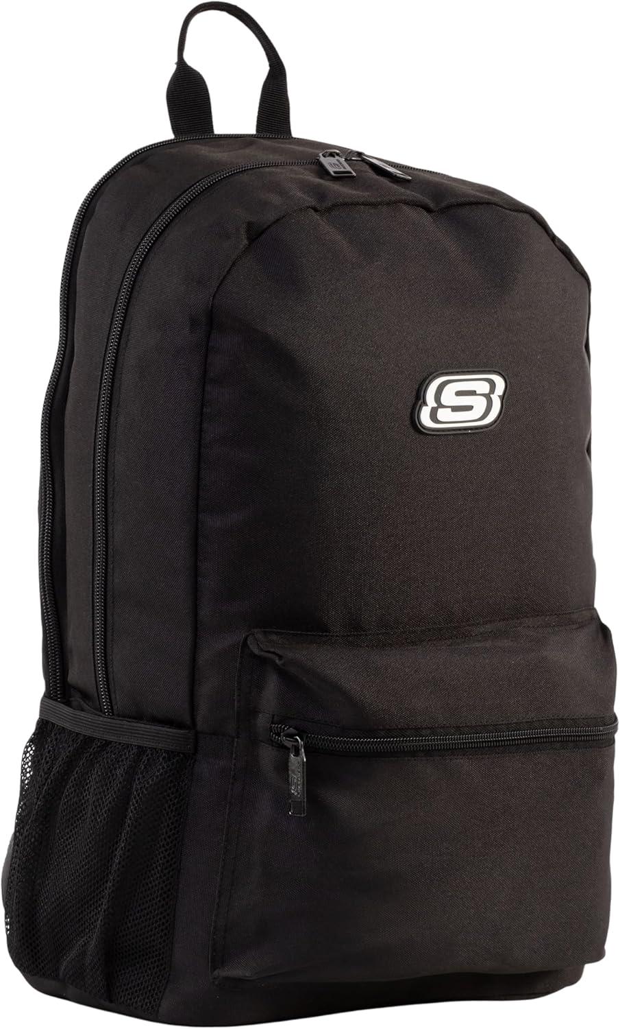 imageSkechers 365 Essential Travel Backpack for Women ampamp Men College Backpack Laptop Bag Multipurpose Back Pack ampamp Book Bag Black ampamp WhiteBlack White