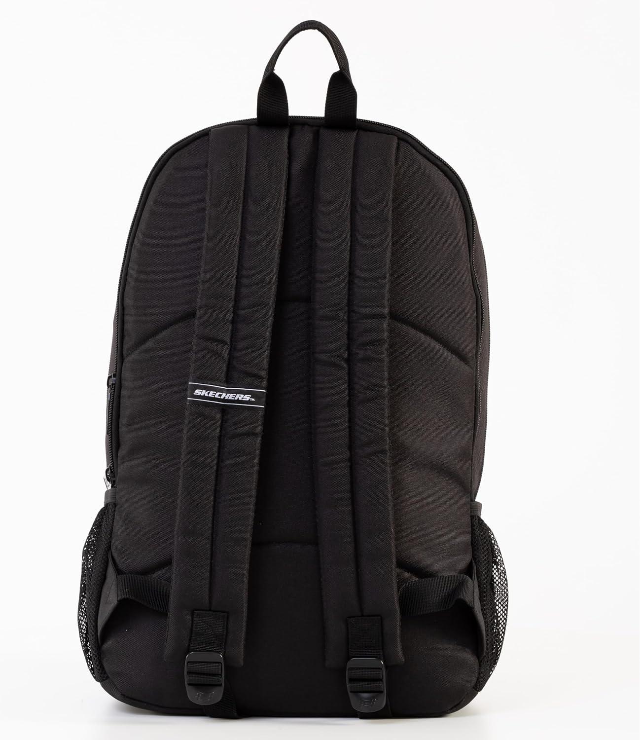 imageSkechers 365 Essential Travel Backpack for Women ampamp Men College Backpack Laptop Bag Multipurpose Back Pack ampamp Book Bag Black ampamp WhiteBlack White