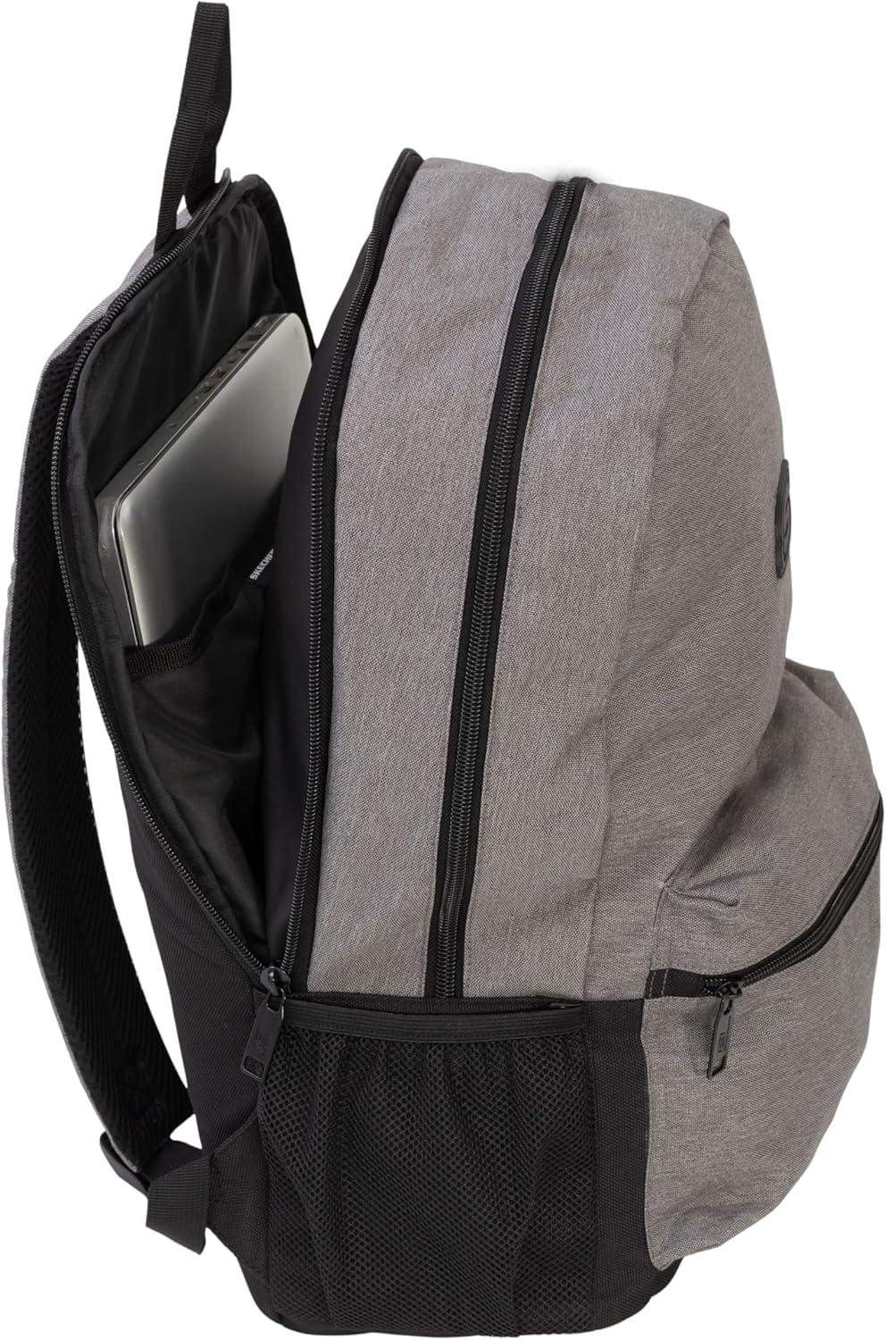 imageSkechers 365 Essential Travel Backpack for Women ampamp Men College Backpack Laptop Bag Multipurpose Back Pack ampamp Book Bag Black ampamp WhiteGrey