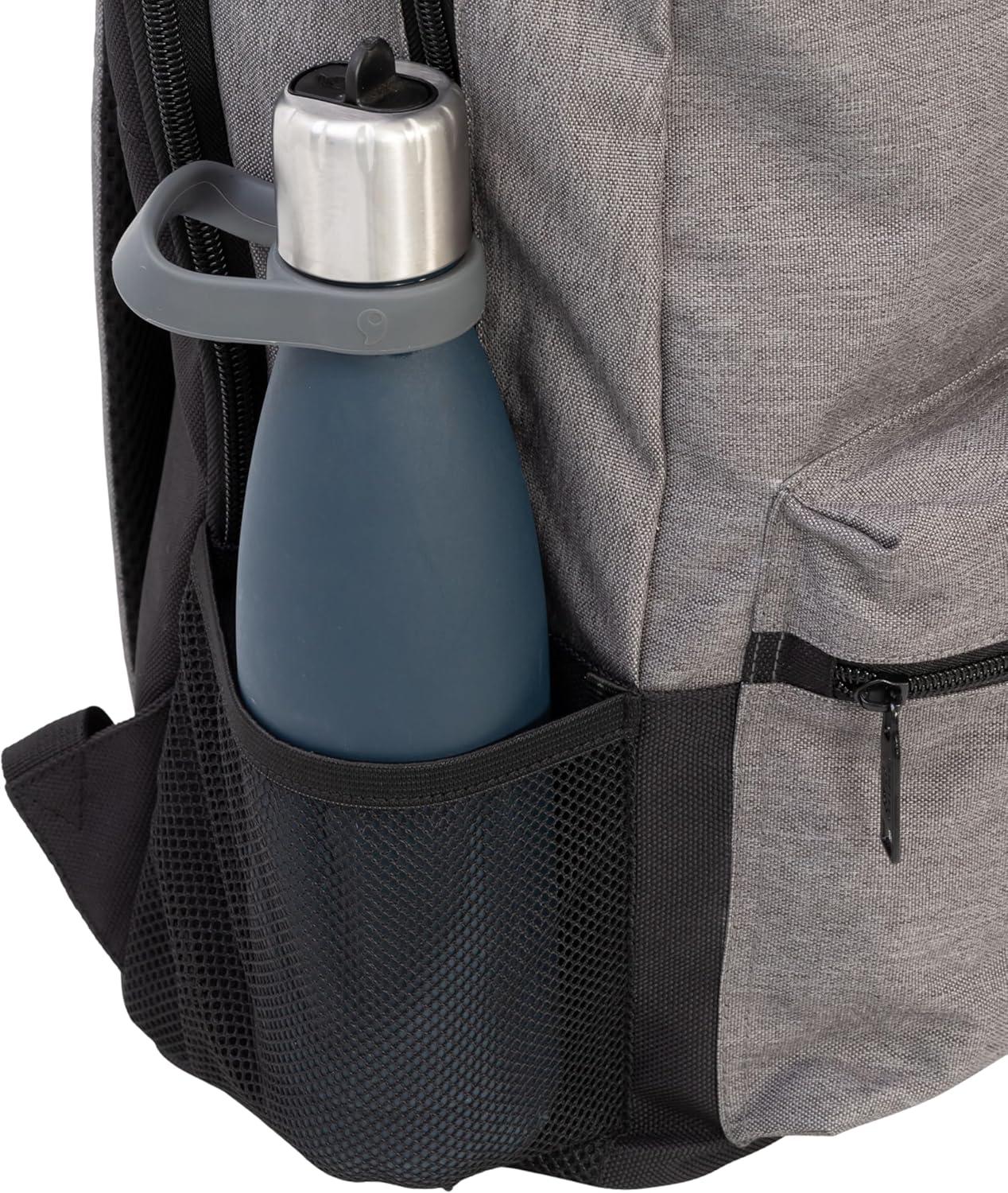 imageSkechers 365 Essential Travel Backpack for Women ampamp Men College Backpack Laptop Bag Multipurpose Back Pack ampamp Book Bag Black ampamp WhiteGrey