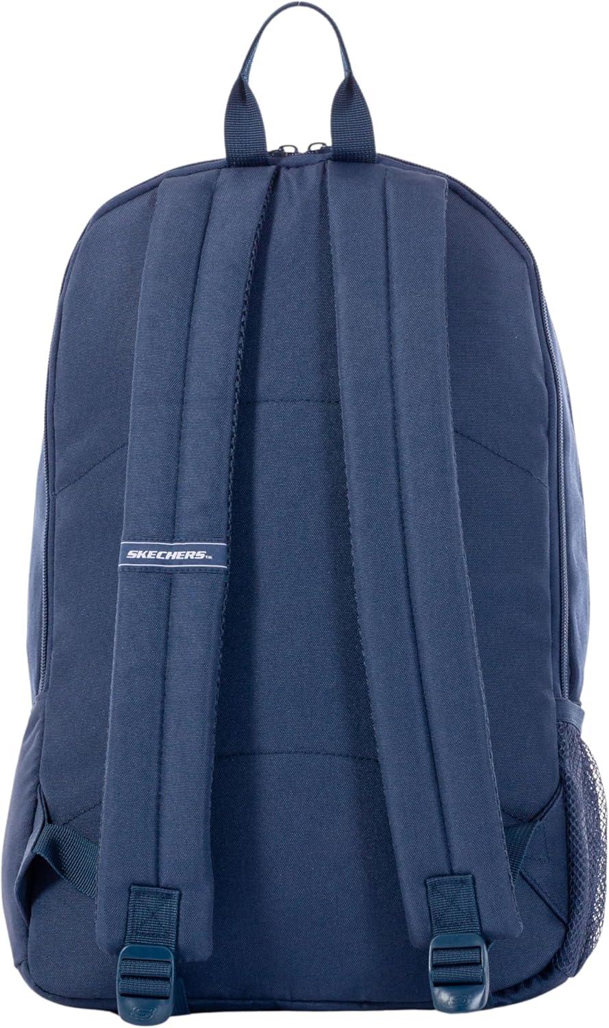 imageSkechers 365 Essential Travel Backpack for Women ampamp Men College Backpack Laptop Bag Multipurpose Back Pack ampamp Book Bag Black ampamp WhiteNavy