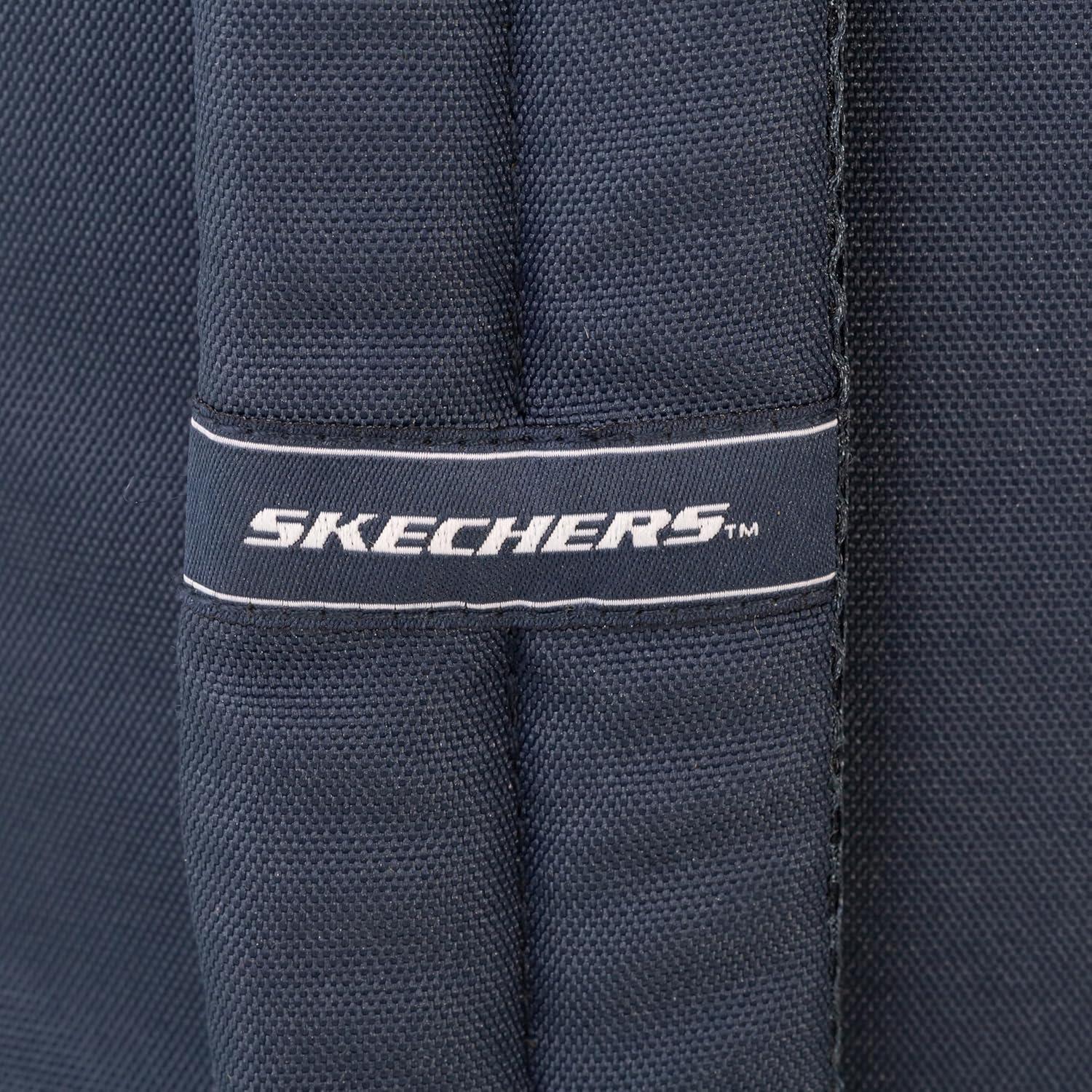 imageSkechers 365 Essential Travel Backpack for Women ampamp Men College Backpack Laptop Bag Multipurpose Back Pack ampamp Book Bag Black ampamp WhiteNavy