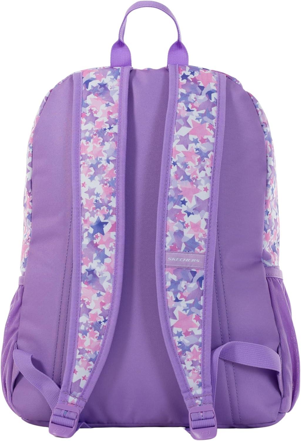imageSkechers 365 JR Adventure Travel Backpack for Women ampamp Men College Backpack Laptop Bag Multipurpose Back Pack ampamp Book Bag Purple CamoPurple Camo