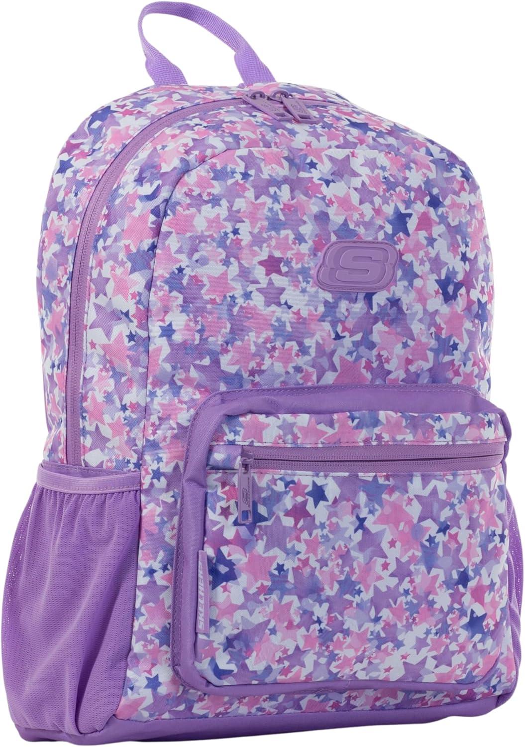 imageSkechers 365 JR Adventure Travel Backpack for Women ampamp Men College Backpack Laptop Bag Multipurpose Back Pack ampamp Book Bag Purple CamoPurple Camo
