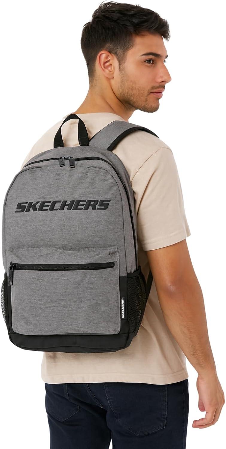 imageSkechers 365 Weekend 20 Travel Backpack for Women ampamp Men College Backpack Laptop Bag Multipurpose Back Pack ampamp Book Bag GreyGrey