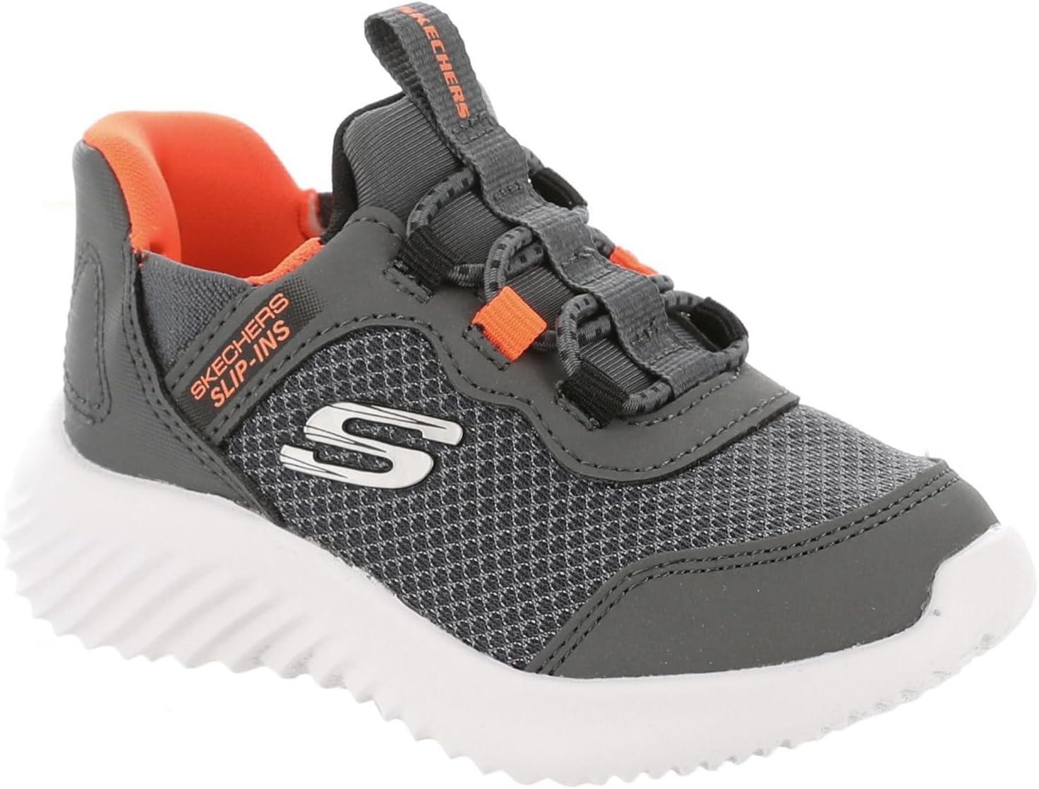 imageSkechers Boys Bounder BriskBurstCharcoalOrange