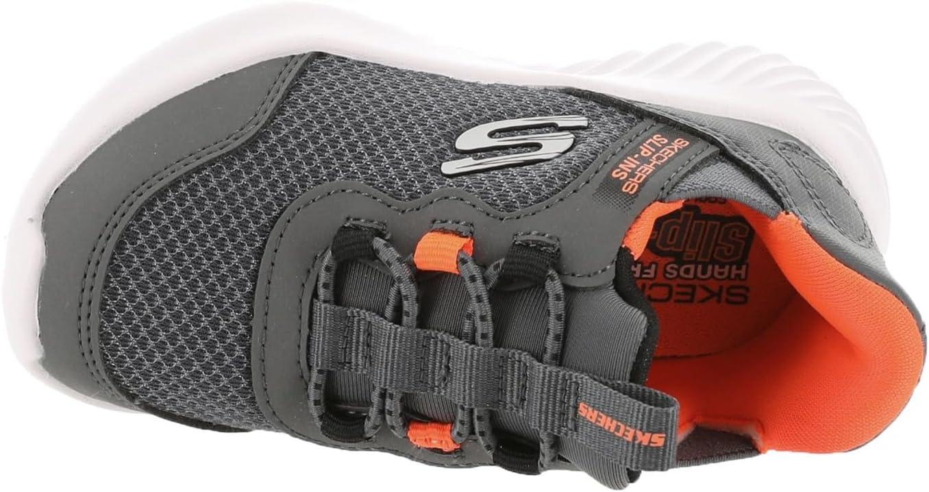 imageSkechers Boys Bounder BriskBurstCharcoalOrange