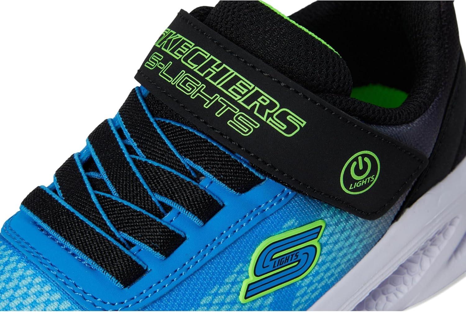 imageSkechers Boys CreatureLightsBlackBlue