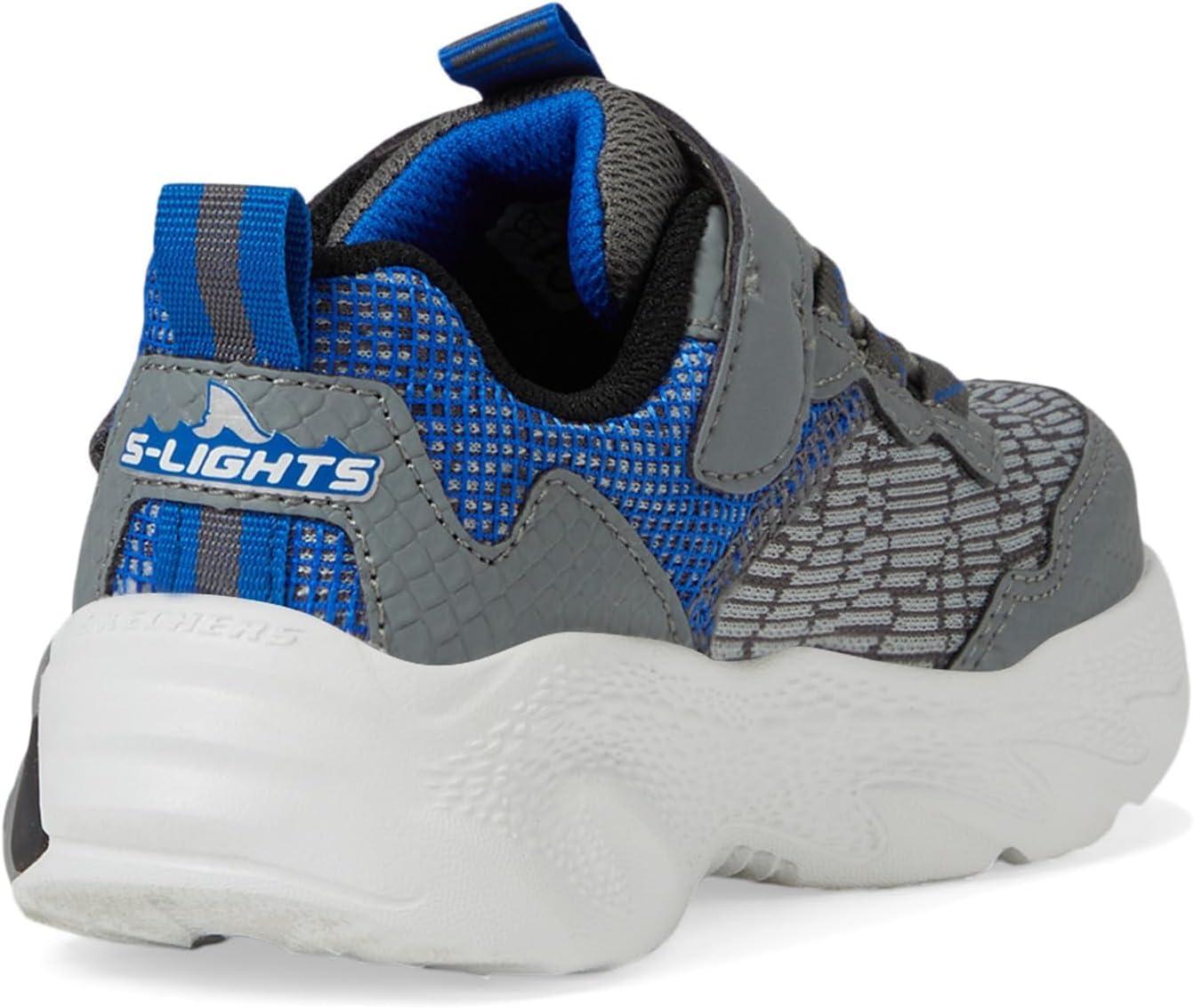 imageSkechers Boys CreatureLightsCharcoalBlue