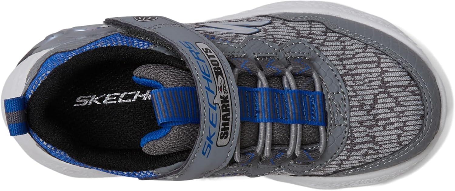 imageSkechers Boys CreatureLightsCharcoalBlue
