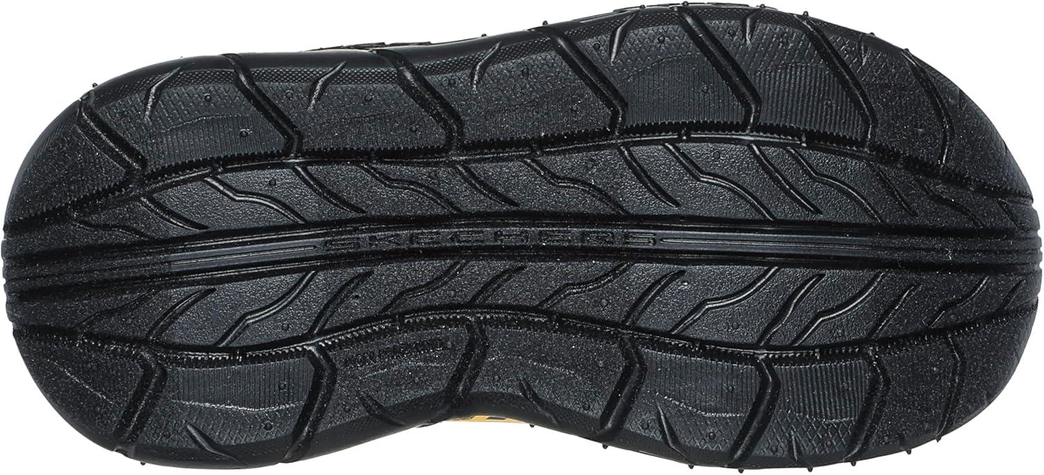 imageSkechers Boys CreatureLightsCharcoalYellow