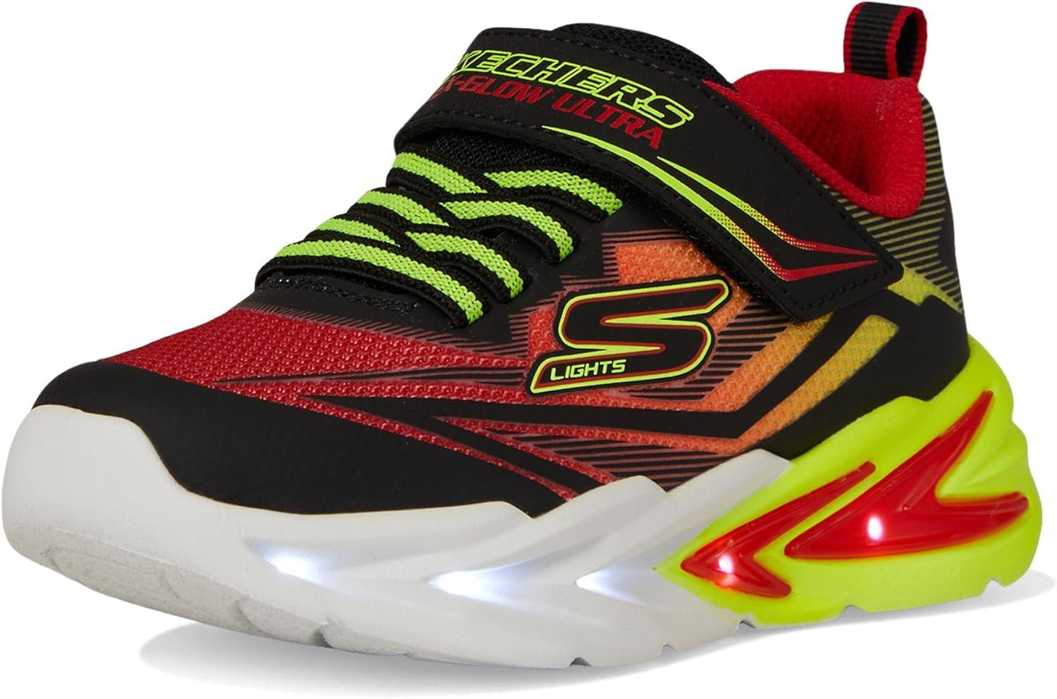 imageSkechers Boys FlexGlow UltraBlackRed