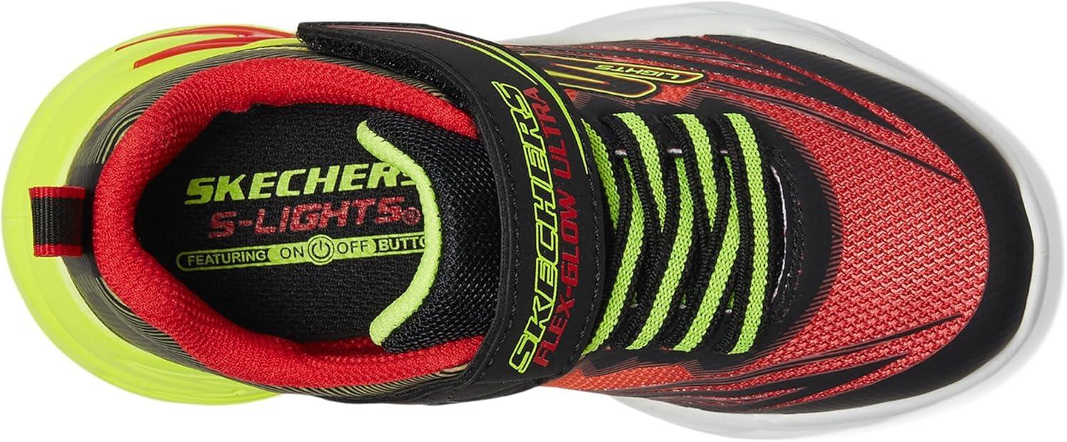 imageSkechers Boys FlexGlow UltraBlackRed