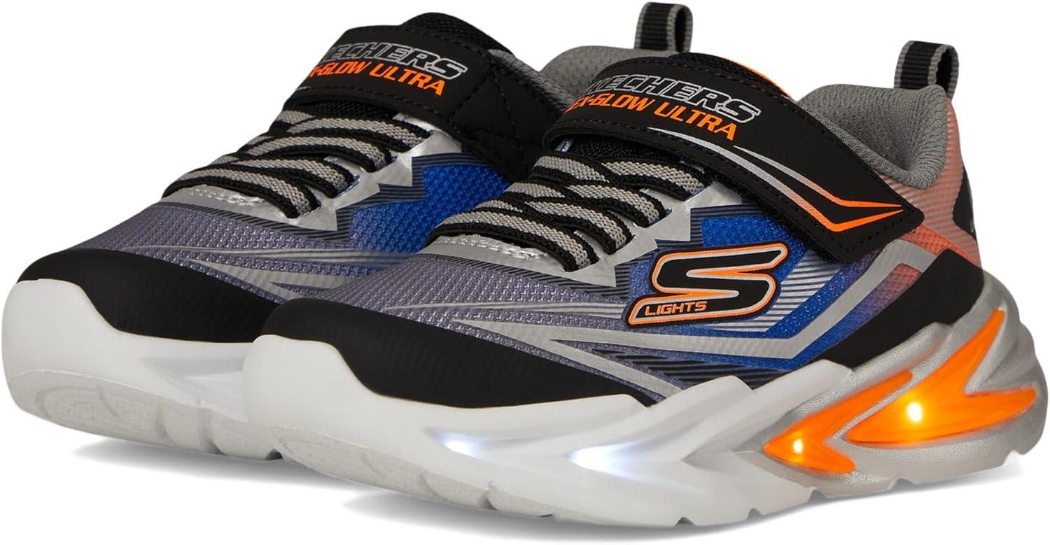imageSkechers Boys FlexGlow UltraBlackSilver