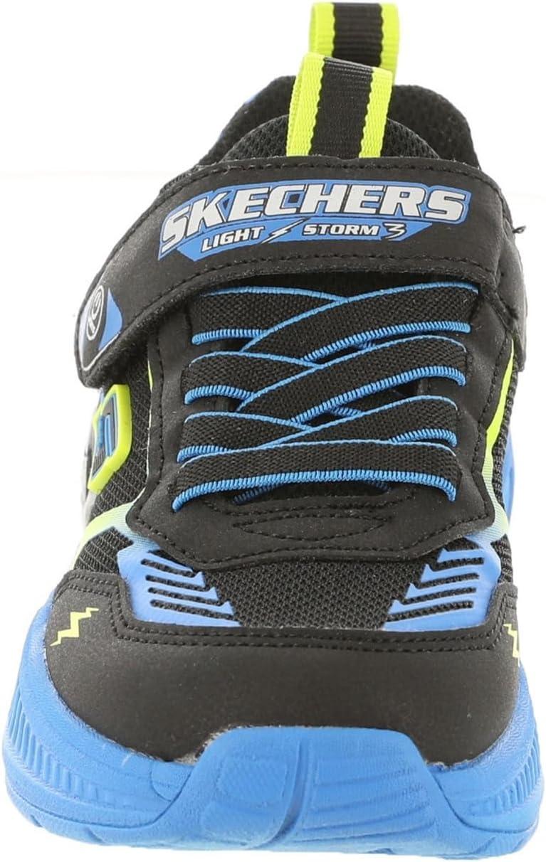 imageSkechers Boys Light Storm 3BlackBlueLime
