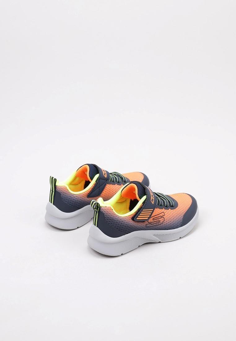 imageSkechers Boys Microspec ZorvaOrangeNavy