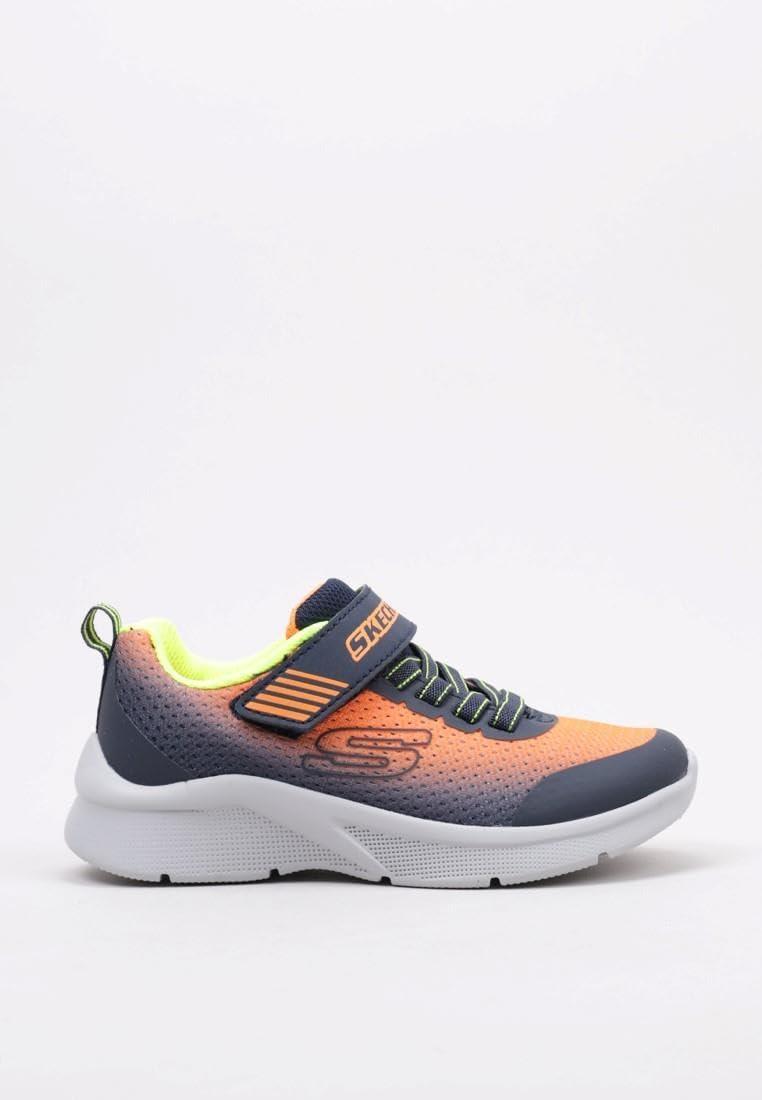 imageSkechers Boys Microspec ZorvaOrangeNavy