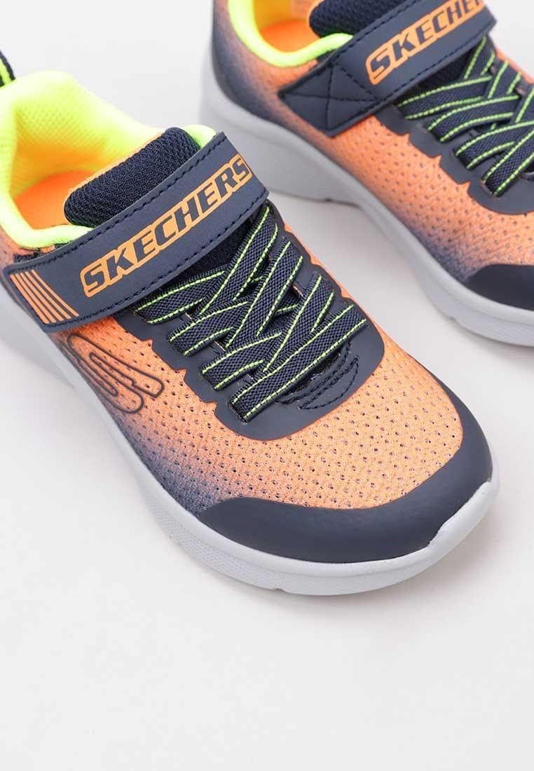 imageSkechers Boys Microspec ZorvaOrangeNavy