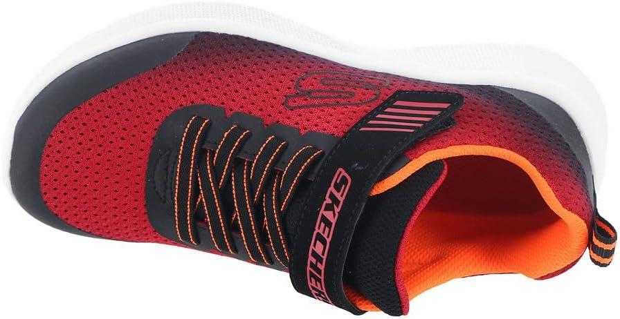imageSkechers Boys Microspec ZorvaRedBlack