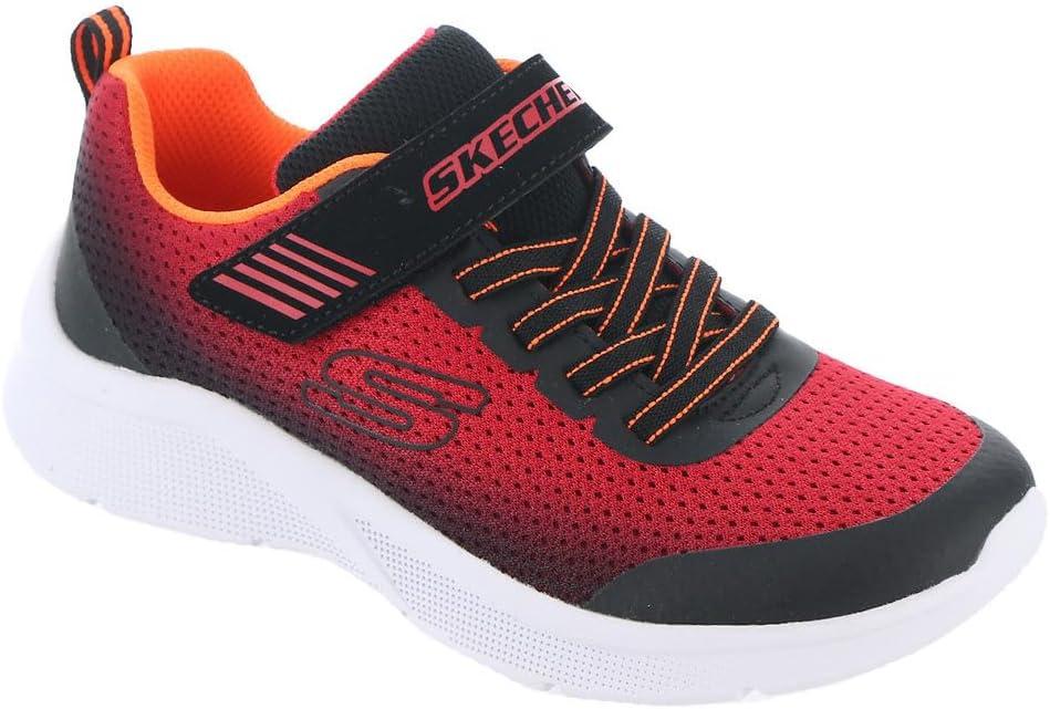 imageSkechers Boys Microspec ZorvaRedBlack