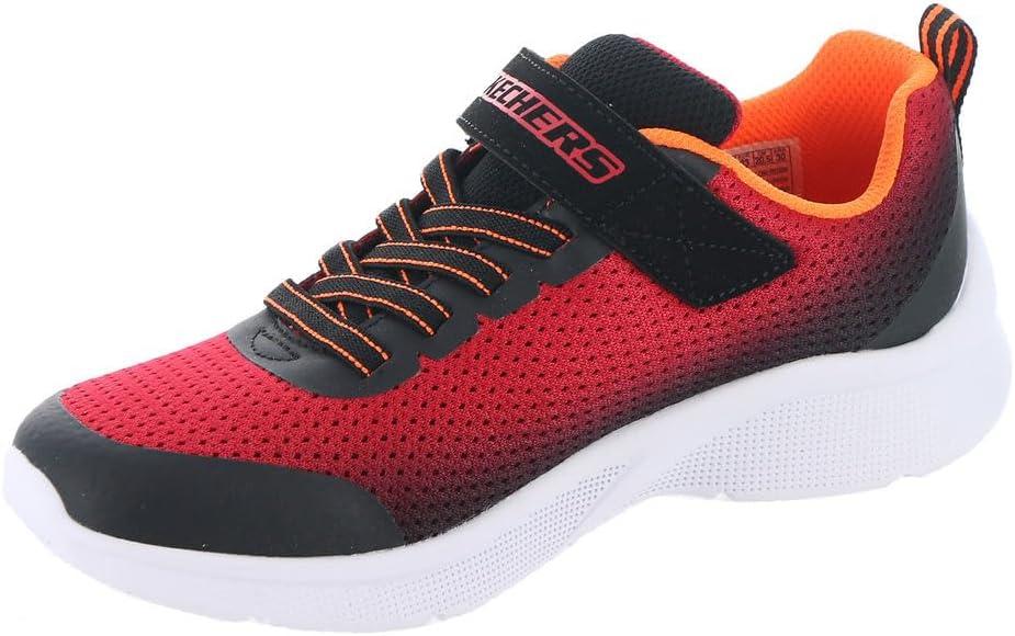 imageSkechers Boys Microspec ZorvaRedBlack