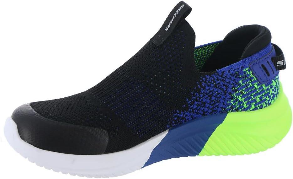 imageSkechers Boys Slip Ins Ultra Flex 30BlackBlueLime