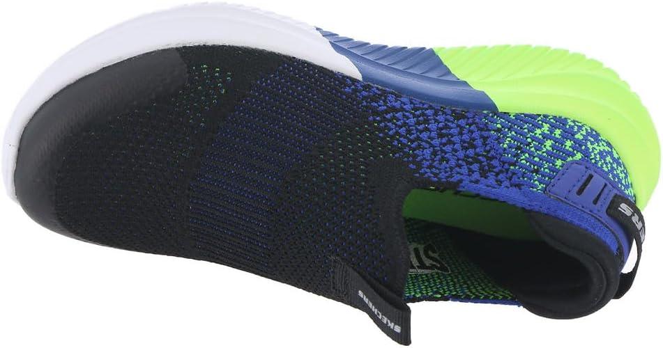 imageSkechers Boys Slip Ins Ultra Flex 30BlackBlueLime