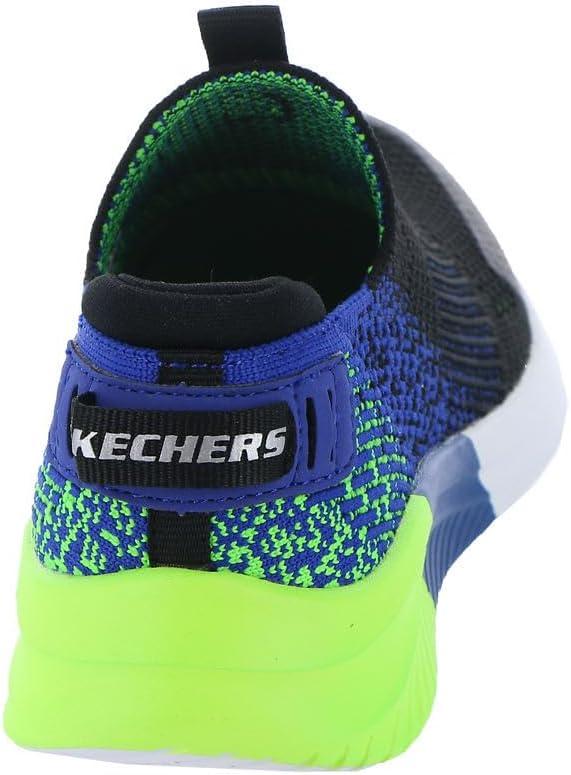 imageSkechers Boys Slip Ins Ultra Flex 30BlackBlueLime